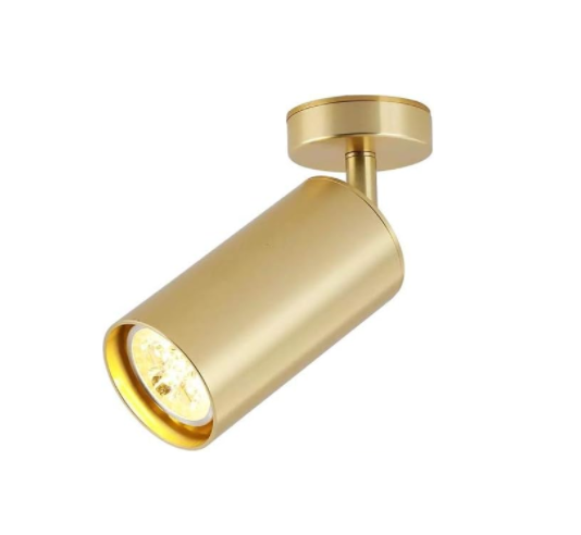 15W/25W Golden Aluminum LED Ceiling Spotlight Commercial Store Lighting COB Track Light