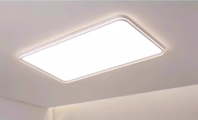 Minimalism Rectangle Aluminum Acrylic LED Lighting Fixture Living Room Ceiling Lamp