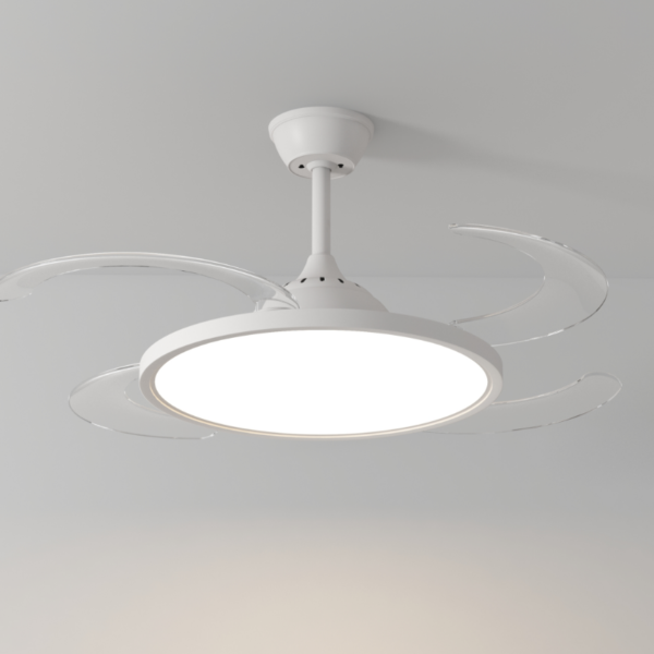Modern LED Acrylic Chandelier Dining Room White Pendant Lamp