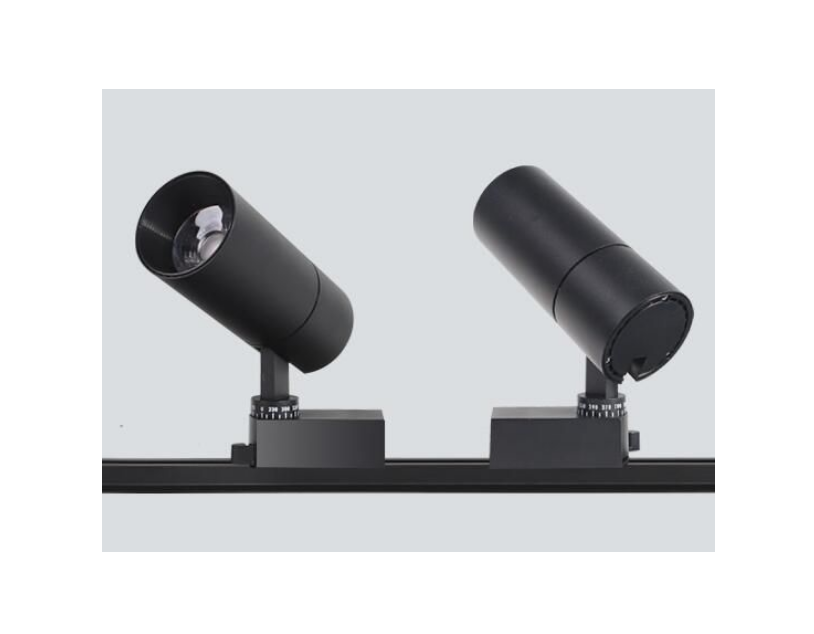 Minimalist Beam Angle 24 ° White Black 30W LED COB Track Light