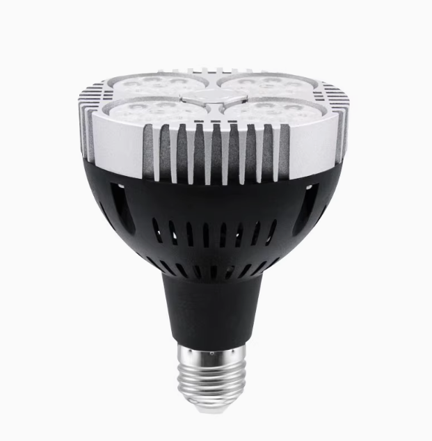High Brightness LED Track Light 35W Ultra Bright Core Exhibition Hall Spotlight Black PAR30 Light Source Bulb