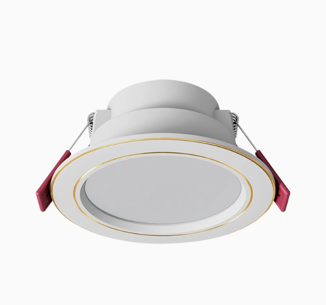 Modern Household Commercial LED Ceiling Spotlight 6W Embedded Perforated Qinchuan Dimmable Tube Light