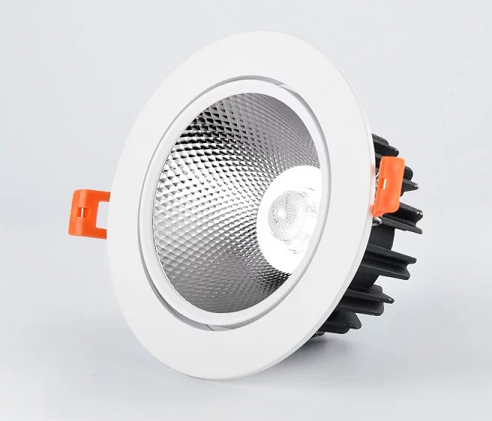 Minimalist Store Commercial LED Spotlights White Embedded Ceiling Light