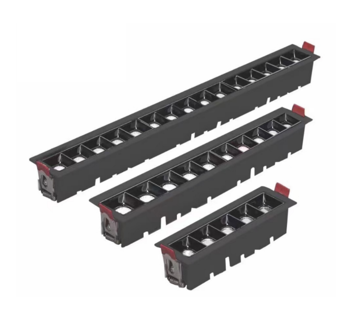 Commercial Store Lighting 10W/20W/30W Die-Casted Aluminum Embedded Line Light