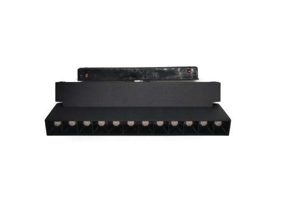 Black Aluminum DC48V Folding Style San'an Lamp Beads Track Light Embedded Lighting Magnetic Attraction