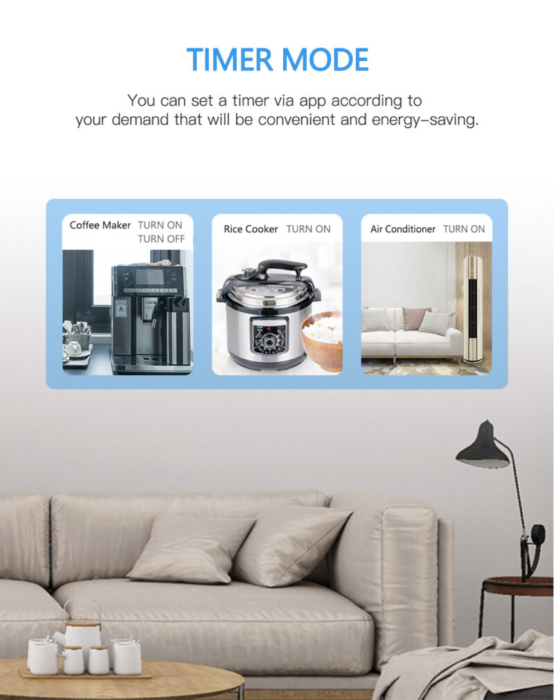 High-quality Mini American Standard Intelligent Voice Control Single Channel WIFI Smart Socket