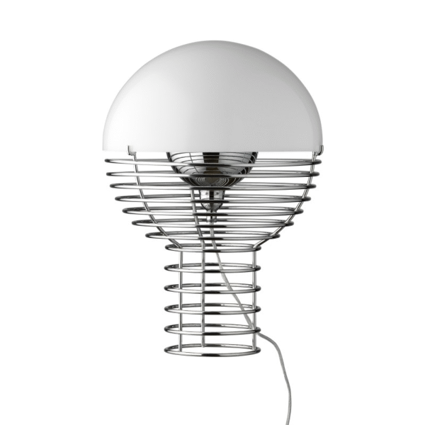 Postmodern Minimalist Creative Study Acrylic Desk Light Metal Spring Decorative Table Lamp E27