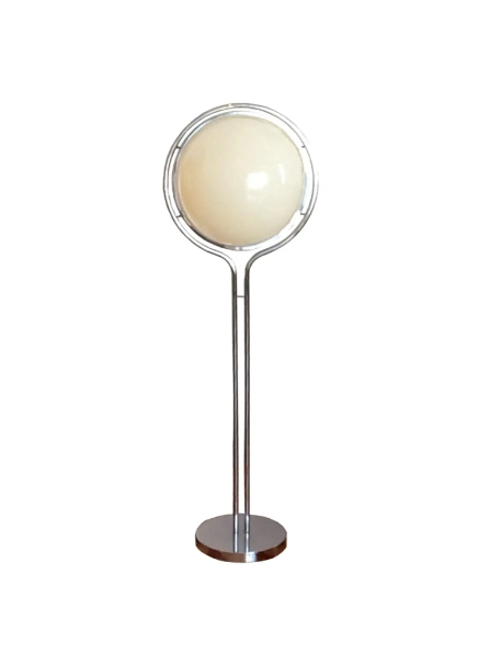 Modern Minimalist Home Decoration Vertical Lamp White Acrylic Ball Light Living Room Floor Lamp