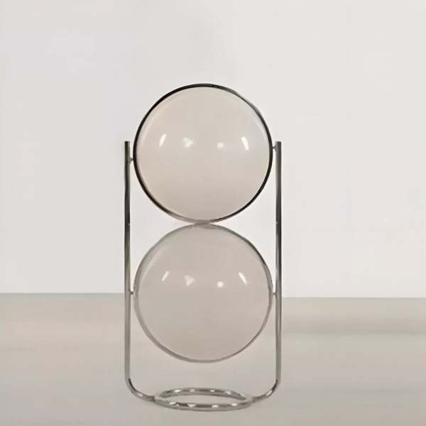 Nordic Art Ball Decorative Stand Lamp Acrylic Living Room Sofa Chrome Floor Lamp E27*2