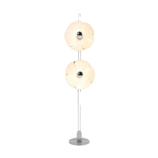 Medieval Creative Atmosphere Bedroom Lighting Fixtures Living Room Bedroom Study Petal Shaped Floor Lamp E27