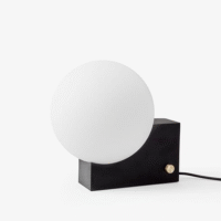 Minimalist Creative Geometric Shape Desk Light Study Bedroom Headboard Glass Globe Table Lamp G9