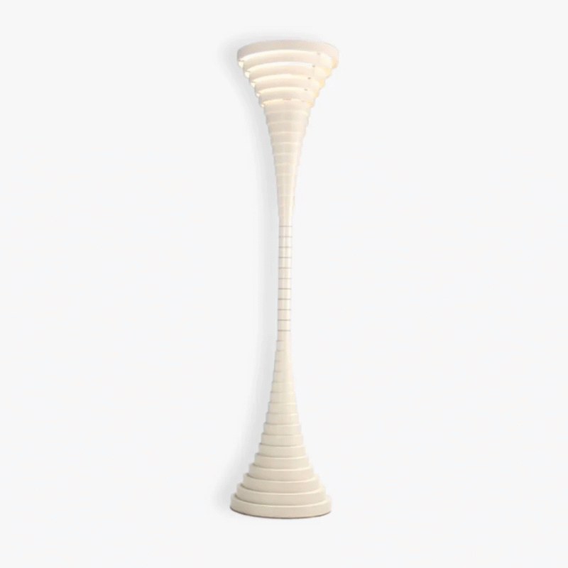 Post-Modern Minimalist Sofa Side Standing Light Iron White Bedroom Coffee Shop Small Waist Floor Lamp E27