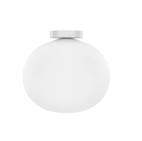 Creative spherical lighting fixture Frosted Glass Small Glo Ball Ceiling Lamp