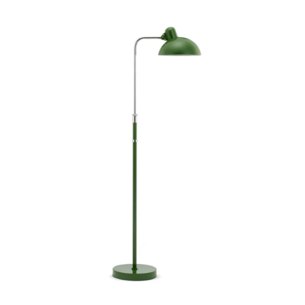 Classical Elegance Adjustable Height Steel Cille Floor Lamp Green E26