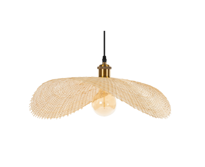 Unique Natural Rattan Woven Shades Lighting Small Osku Ceiling Lamp