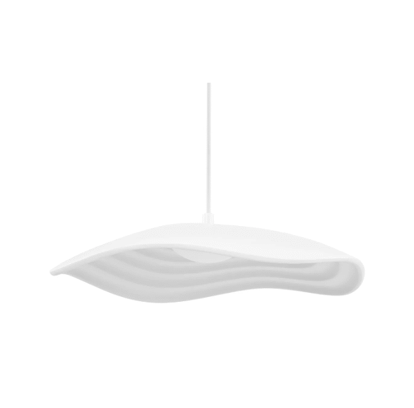 Modern Elegance Unique Curves Chandelier Faye Pendant Lamp White