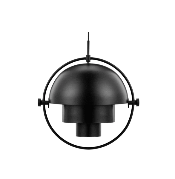 Elegance Classic Retro Chandelier Restaurant Cafe Ammonite Pendant Lamp Black Iron