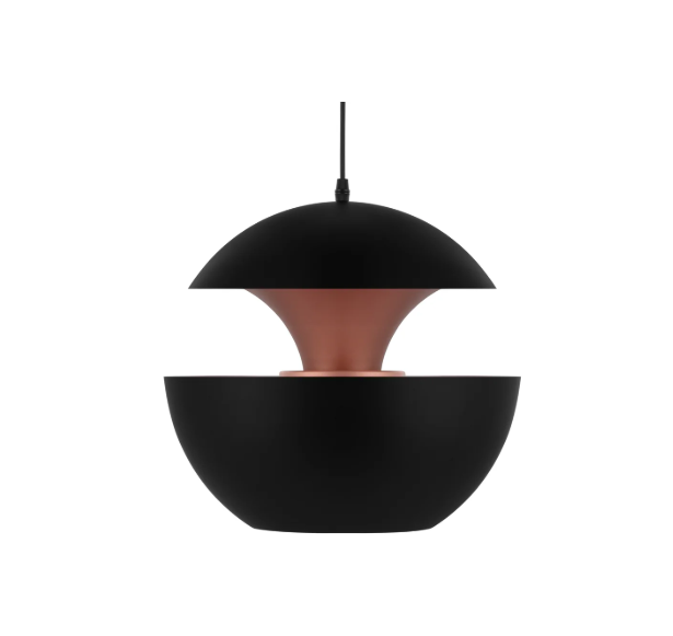 Retro Chic Aluminum Dining Room Cafe Chandelier Stylish Omena Pendant Lamp Black