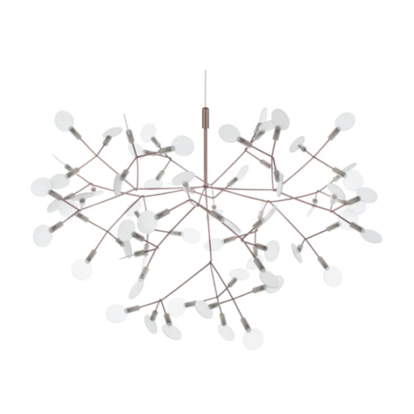 Modern LED Lighting Heracleum III Chandelier Living Room Hallway Large Copper Pendant Lamp