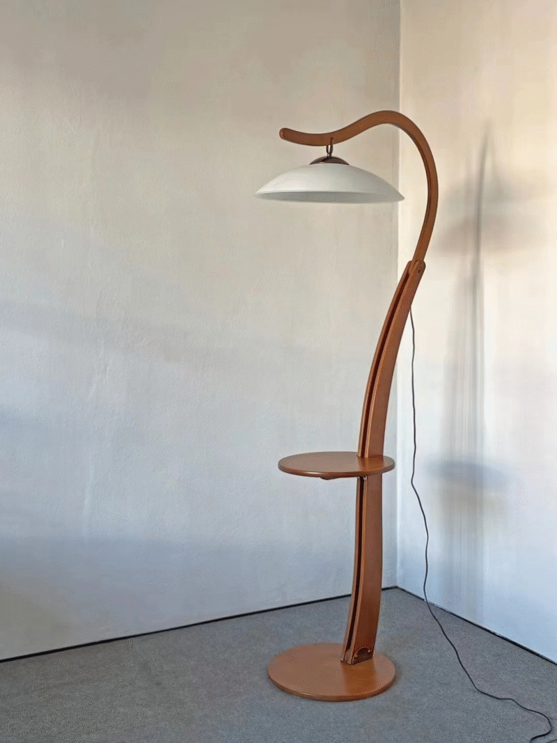 Vintage Elegant Bedroom Study Lighting Acrylic Lampshade Floor Lamp E27