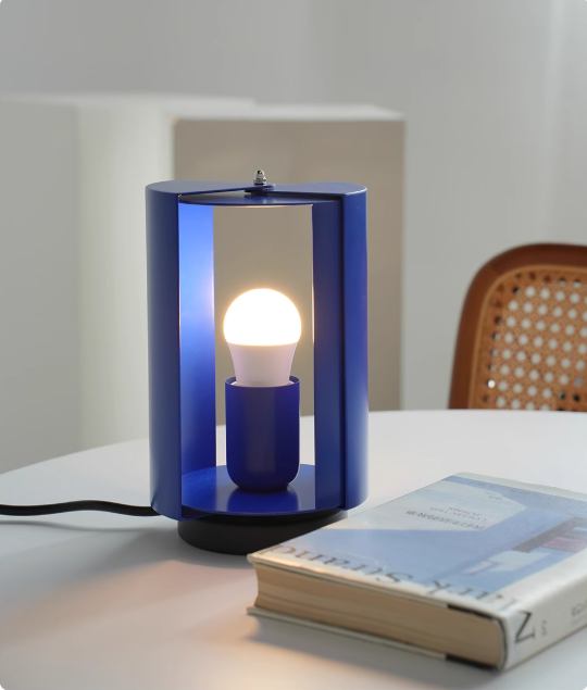 Modern Innovative Cylindrical Desk Light Bedroom Children's Room Decoration Night Light Orange Table Lamp E27