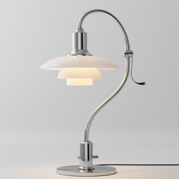 Modern High-end Metal Textured Glass Desk Light Study Reading Lamp Bedroom Bedside Table Lamp E14