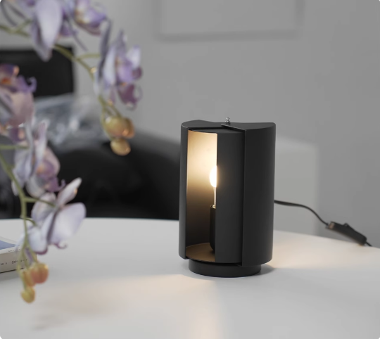 Modern Innovative Cylindrical Desk Light Bedroom Children's Room Decoration Night Light Orange Table Lamp E27
