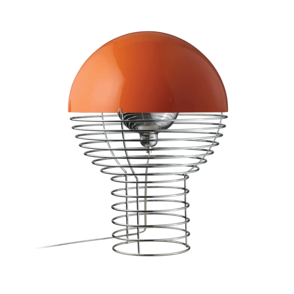 Postmodern Minimalist Creative Study Acrylic Desk Light Metal Spring Decorative Table Lamp E27