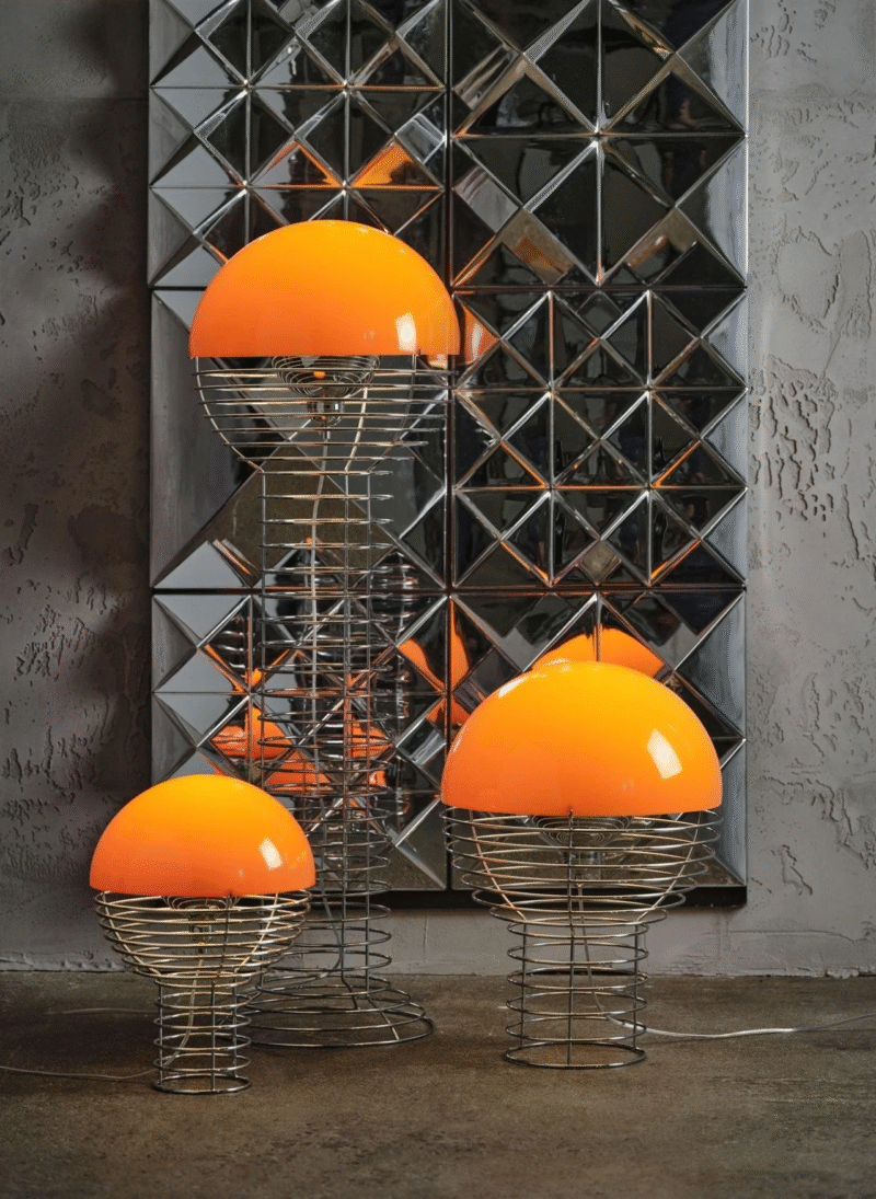 Postmodern Minimalist Creative Study Acrylic Desk Light Metal Spring Decorative Table Lamp E27