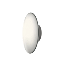 Modern Minimalist Dish Wall Light Bedroom Study White Glass Ceiling Lamp LED 12W