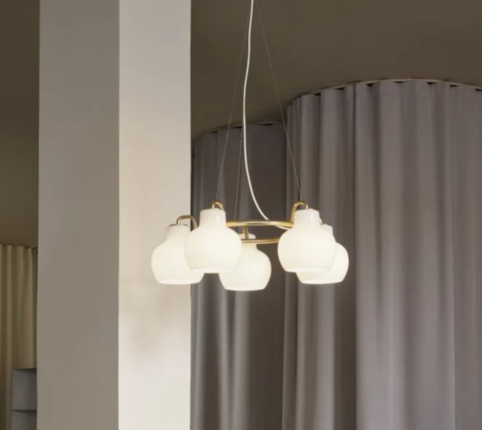 Modern Minimalist Living Room Lighting Restaurant Chandelier Luxurious Study Bedroom Pendant Lamp E27*5