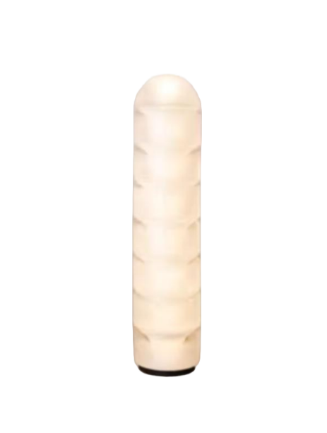 Creative Retro Metallic Texture Glass Decorative Ambient Light Living Room Bedroom Floor Lamp White