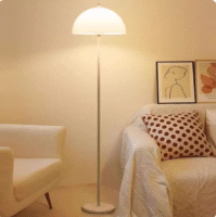Nordic Modern French Cream Style Bedroom Bedside Warm Vertical Light Living Room Sofa Side Floor Lamp E27*2