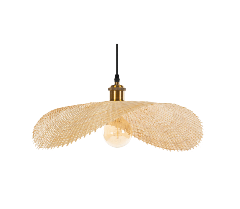 Unique Natural Rattan Woven Shades Lighting Small Osku Ceiling Lamp