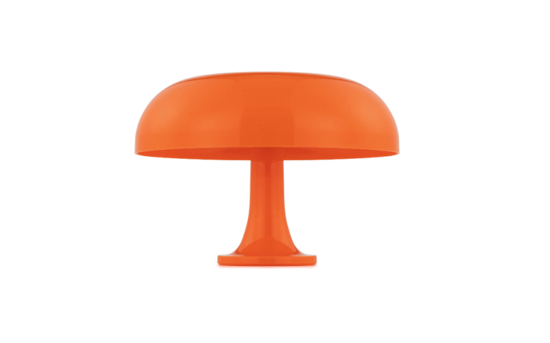 Fashionable Nesso Table Lamp Orange Children's Bedroom Bedhead Mushroom shaped Desk Light