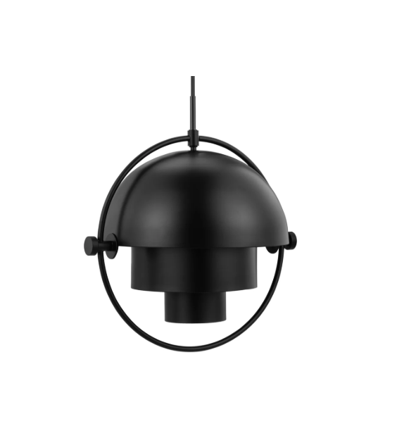 Elegance Classic Retro Chandelier Restaurant Cafe Ammonite Pendant Lamp Black Iron