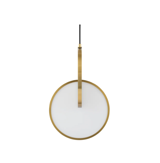 Luxury Elegant Interlocking Disks Lighting Gold Aurora Pendant Lamp