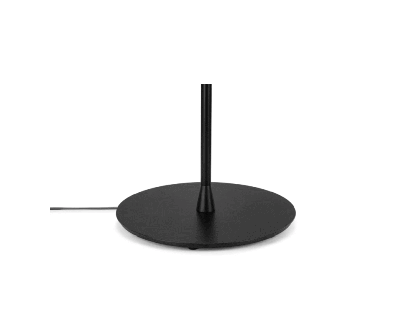 Simple Creative Vertical Elegance Spherical Glo Ball Floor Lamp Frosted Glass Black