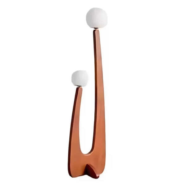 Nordic Modern Living Study Room Bedroom E14+G9 Light Source Solid Wood Floor Lamp