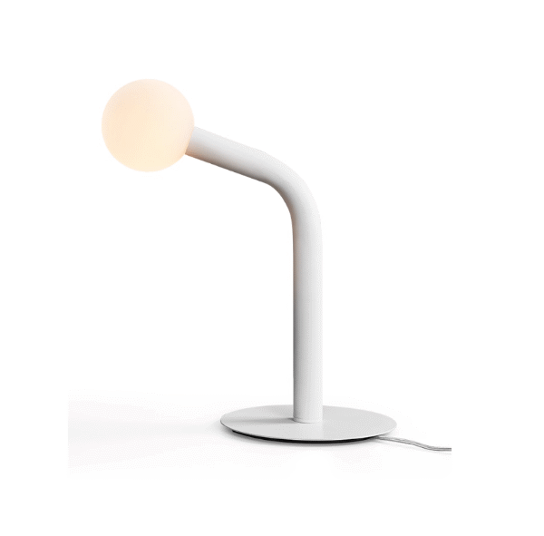 Minimalist Modern ins Glass Desk Light Living Room Bedroom Atmosphere Table Lamp White G9