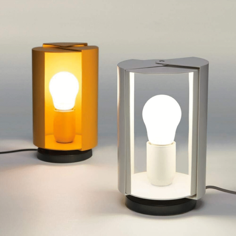 Modern Innovative Cylindrical Desk Light Bedroom Children's Room Decoration Night Light Orange Table Lamp E27