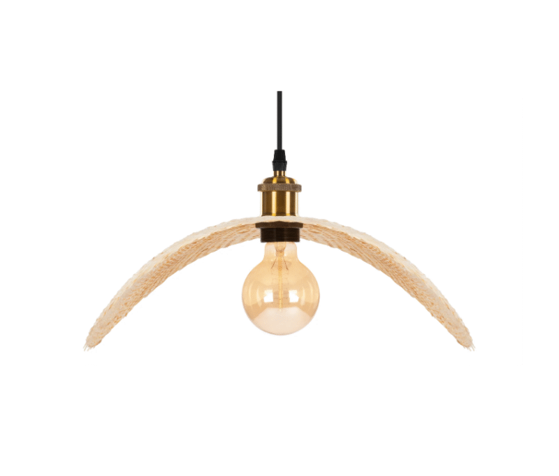 Unique Natural Rattan Woven Shades Lighting Small Osku Ceiling Lamp