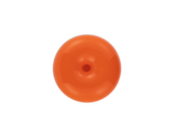 Fashionable Nesso Table Lamp Orange Children's Bedroom Bedhead Mushroom shaped Desk Light