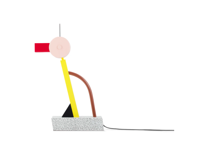 Pop Retro Bold Shapes Metal Desk Light Study Room Bedroom Chi Table Lamp