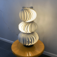 Medieval Italy Medusa Lamp Metal Atmosphere Art Desk Light White Bedroom Becorative Table Lamp E27*3