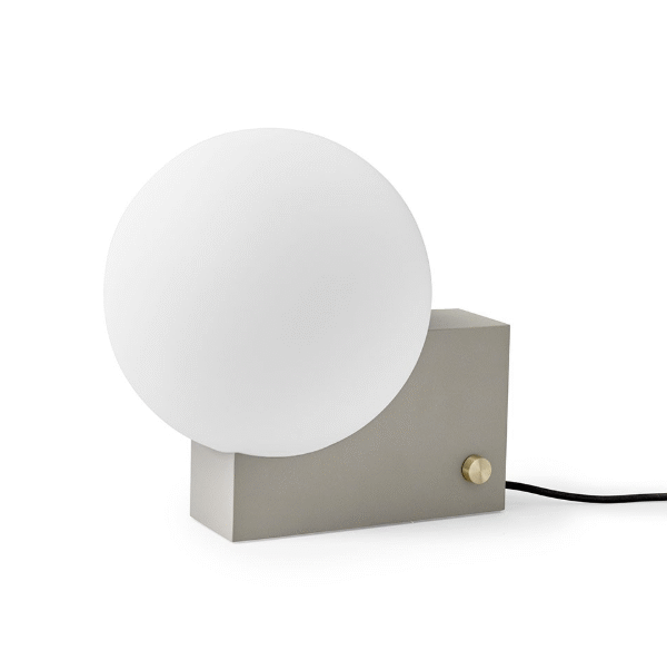 Minimalist Creative Geometric Shape Desk Light Study Bedroom Headboard Glass Globe Table Lamp G9