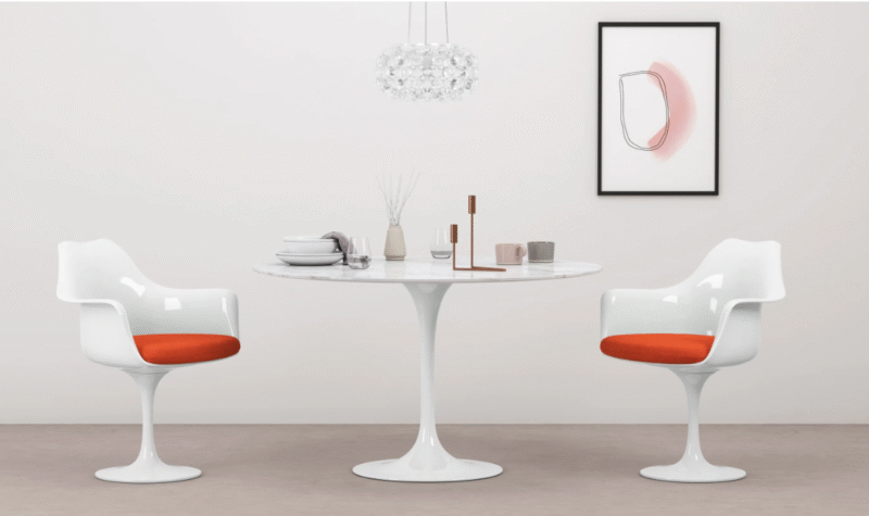 Modern Fascinating Luxe White Small Eliana Gerotto Pendant Lamp