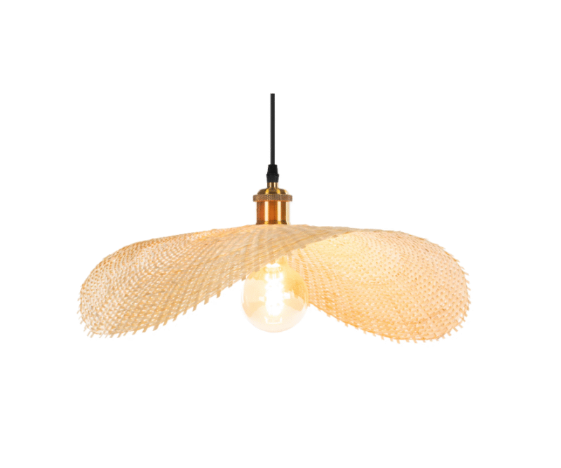 Unique Natural Rattan Woven Shades Lighting Small Osku Ceiling Lamp