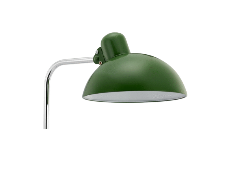 Classical Elegance Adjustable Height Steel Cille Floor Lamp Green E26