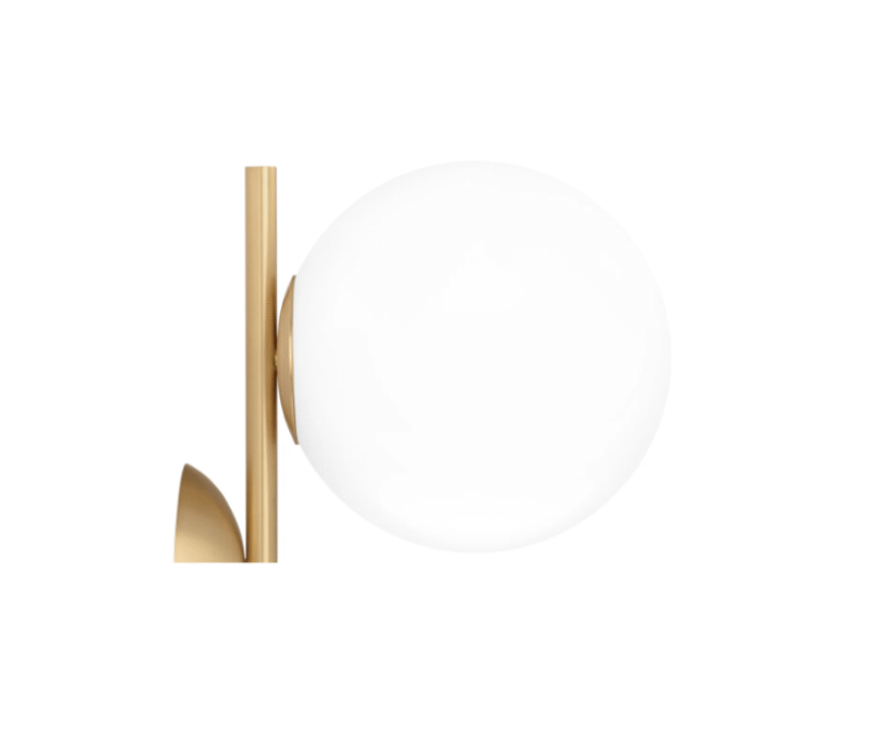 Modern Deco Understated Yet Luxe Brass IC Double Wall Light Ceiling Lamp